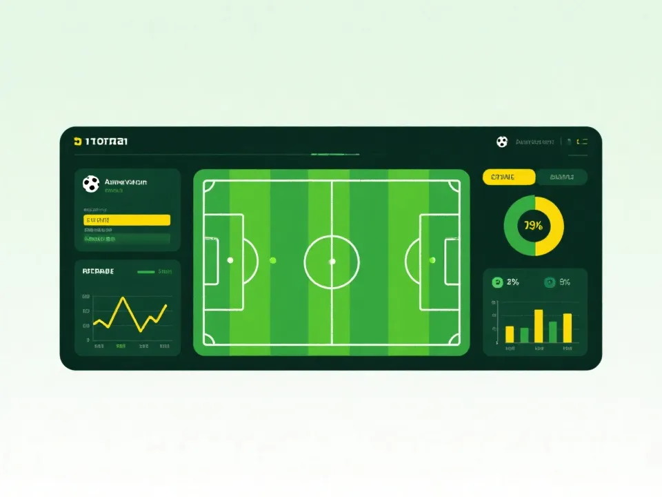 世界杯预测数据看板示意