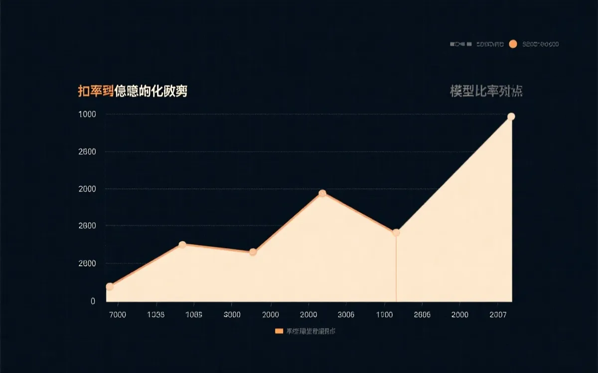 指数与模型预测对比的折线图示例：观察临场偏差与更新点